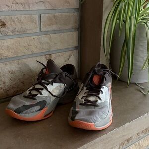 Nike Athletic Shoes - Gray, Black, and Orange